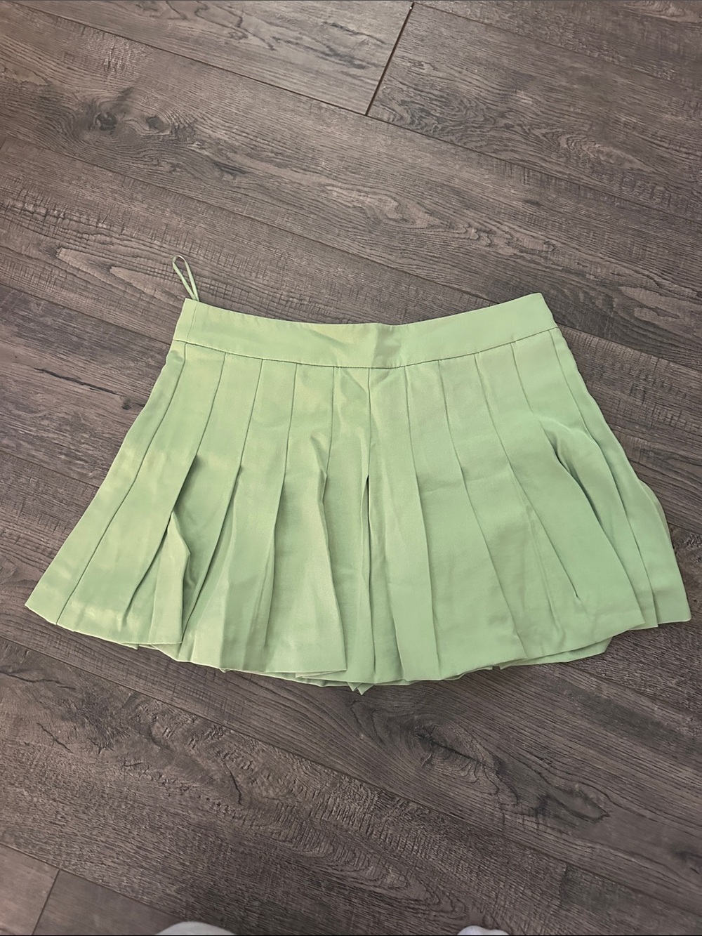 Zara Mint Green Waistband Skirt